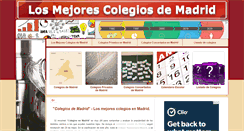 Desktop Screenshot of colegios-madrid.es